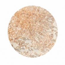 Бриллиантовая крошка кристалл персиковая 1440шт