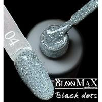 Гель лак BlooMaX Black Dots 04, 8 мл