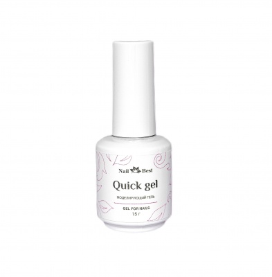 Nail Best Quick gel ГЕЛЬ для моделирования ногтей Natural 15 г