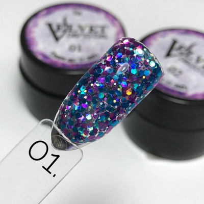 VELVET, DISKO Gel № 01 (5 г)